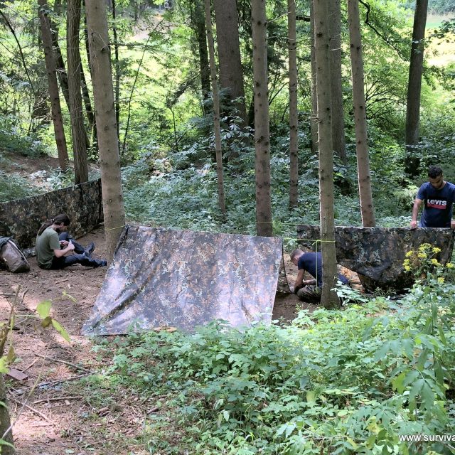 Shelter im Wald